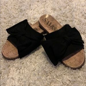 Sam & Libby sandals 7.5 black